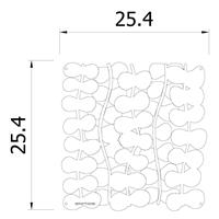 VedoNonVedo Eli élément décoratif pour meubler et diviser les espaces - Vert transparent 3